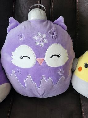 Lot Of 3 Squishmallows Plush  Fania 12" Christmas Ornament Charlize 8" Astrid 8"